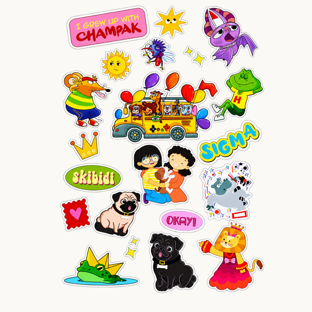 Colour Maxing Sticker Sheet