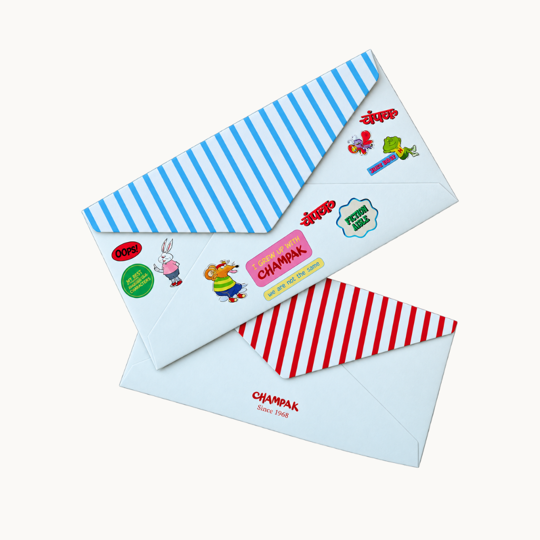 Classic Champak Stripes Money Envelope