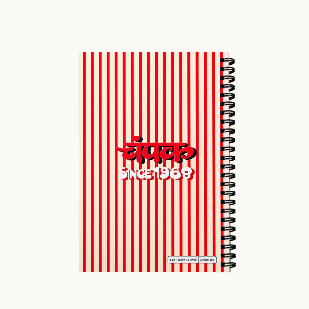 Classic Champak Stripes Notebook