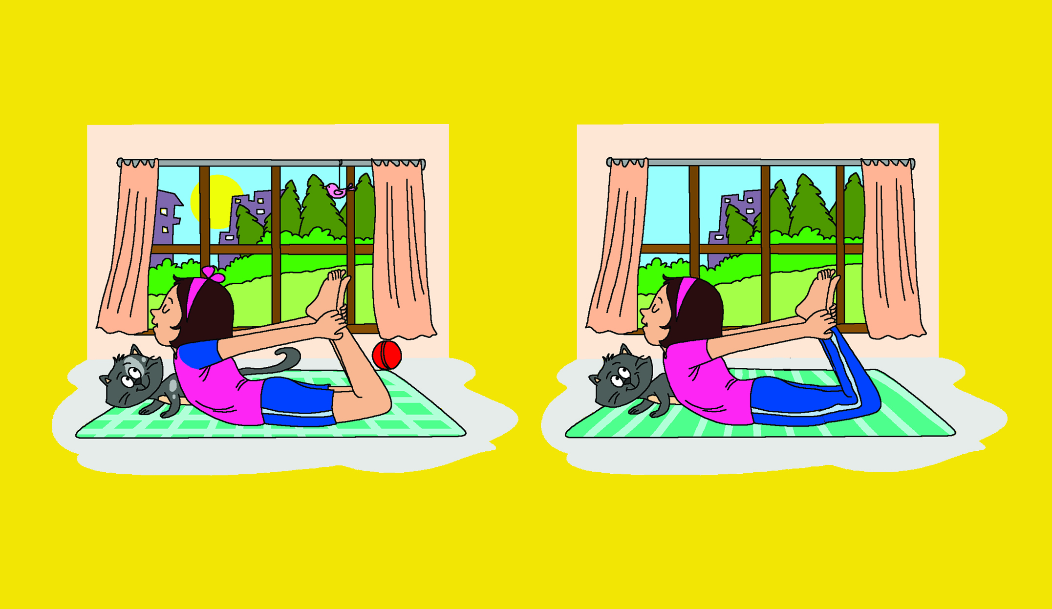 Yoga with Kitty!