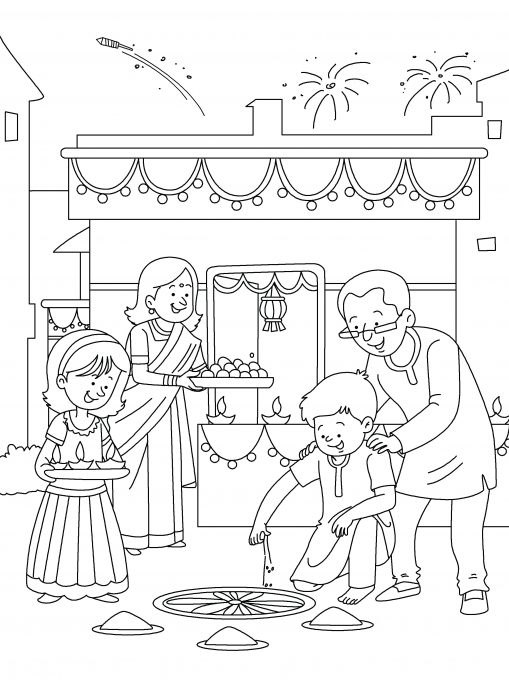 Happy Diwali Happy Dipawali PNG Clipart Cartoon Child Art Drawing Happy  Dipawali Happy Diwali Free PNG